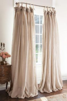 Curtains bedroom Drapes In Family Room, Best Curtains For Family Room, Farmhouse Dining Room Curtains Overstock, Where To Hang Curtain Rods Bedroom, Beautiful Sheers, Balloon Drapery, Cortina Boho, Balloon Curtains, Living Room Decor Curtains