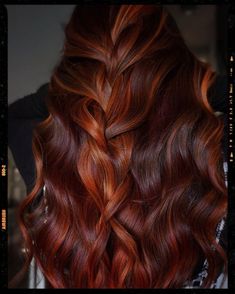 Inspiration Red Balayage Hair, Red Balayage, Ginger Hair Color, Copper Hair Color, Hair Color Auburn, Hair Shows, Auburn Hair, Red Hair Color, Hair Inspiration Color