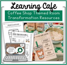 coffee shop themed room information and resources for learning about the items used in this classroom