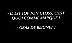 a black and white photo with the words,'l est top ten glosss, ce