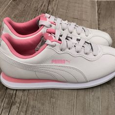 Brand New. Never Used. Pink Puma Sneakers For Spring, Pink Puma Sneakers For Light Sports, Pink Puma Sneakers For Streetwear, Pink Puma Logo Sneakers For Streetwear, Casual Pink Puma Sneakers, Shoes Puma, Puma Sneakers, Puma Shoes, Pumas Shoes