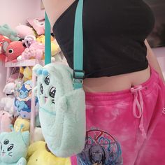 Say HELLO to your new on-the-go friend! Alien Kitty can now go everywhere you go in this adorable crossbody bag form! This crossbody bag is made of a high-quality mint green plush & is the perfect out-of-this-world accessory to keep your outfits funky & fresh! She fits a nintendo switch! (not in a case!) FEATURES: - This crossbody bag is 9.5in tall x 7in wide and about 3in deep! A surprisingly large amount of room for holding all your important things! - 60 in crossbody strap! - 3in front zipper Green Kawaii Shoulder Bag For Daily Use, Kawaii Green Shoulder Bag For Daily Use, Green Everyday Kawaii Shoulder Bag, Cute Green Shoulder Bag With Adjustable Strap, Kitty Plush, British Indian, Plush Dolls, Crossbody Strap, Say Hello