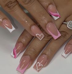 #NailArt #NailDesigns #NailInspiration #NailGoals #NailFashion #NailTrends #NailSwag #NailObsession #NailAddict #Manicure #NailsOfTheDay #NailLove #NailStagram #NailStyle #NailGlam Subtle Nails, Work Nails, French Acrylic Nails, Acrylic Nails Coffin Pink, Christmas Nails Acrylic, Unique Acrylic Nails