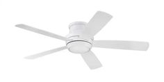 a white ceiling fan on a white background