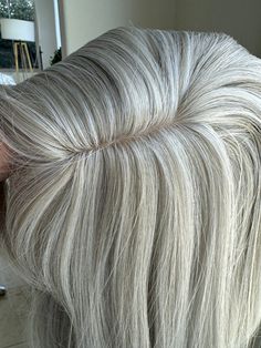 Till Style White Silver Grey Hair Toppers for Women With Butterfly Bangs - Etsy