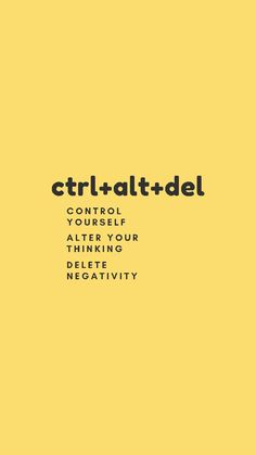 a yellow background with the words ctrl - attidall on it