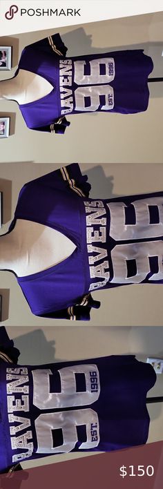 Victoria's Secret PINK Ravens Jersey Ocean Outfits, Ravens Jersey, Baltimore Ravens Football, Ravens Football, 5 Oceans, Baltimore Ravens, Ravens, Victoria's Secret Pink, Secret Pink