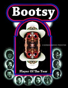 the cover art for bootsy's album player of the year, featuring an image of