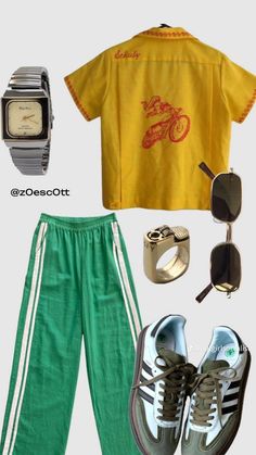 2000s Inspired Outfits, Casual Sport Outfit, Masc Fashion, Mens Casual Outfits Summer, Mens Trendy Outfits, Little Outfits, Friend Outfits, Men Fashion Casual Outfits, Types Of Fashion Styles