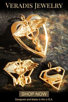 Staff Of Hermes, Doctor Jewelry, Symbol Jewelry, Buying Stuff, Luxury Christmas Gifts, Medical Symbols, Doctor Gift, Medical Staff