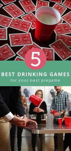 the top 5 best drinking games for your next game, and how to play them