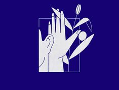 two hands reaching for an object in the air