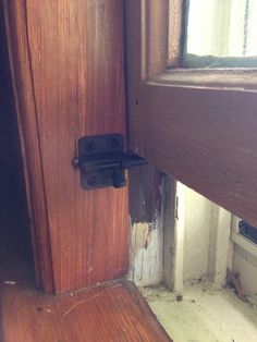 Diy Window Security Bars, Diy Home Security Ideas, Door Jammer, Window Latch, Door Latches, To The Window, Up House, Diy Home Repair, Home Repairs