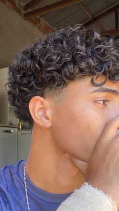 Boys Curly Haircuts, Low Taper Fade Haircut, Men's Curly Hairstyles