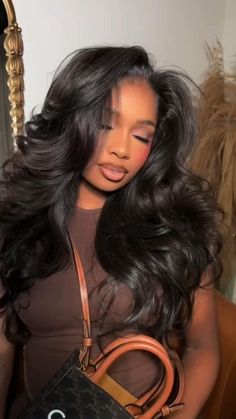 #glueless wigs#hot wigs#summer hot sale#2024 best seller#wave wigs#curly wig Flip Over Method Sew In Curly Body Wave, Flip Over Weave, Thermal Hairstyles, Jet Black Hair Black Women, Flip Over Sew In, Body Wave Wig Hairstyles, Weave Ponytail Hairstyles, Frontal Wig Hairstyles, Quick Braided Hairstyles