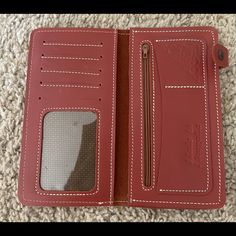 Brand New, Made With 100%Genuine Leather. Credit Card, Photo, Cash Money Compartments. Handmade Wallet, Handmade Wallets, Cash Money, Handcrafted Bags, Craft Bags, Leather Handmade, Wallets, Credit Card, Hand Crafted