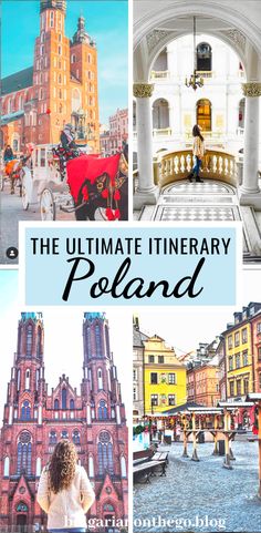 the ultimate itinerary in poland with text overlay that reads the ultimate itinerary