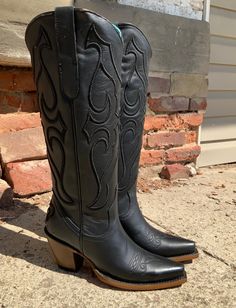 Fitted Country Boots For Rodeo, Country Style Snug Fit Boots For Rodeo, Fitted Country Style Boots For Rodeo, Country Style Fitted Snip Toe Boots, Western Wide Calf High Heeled Boots, Western Style Heeled Boots With Wide Calf, Western Style High Heel Boots For Wide Calves, Leather Heeled Boots For Rodeo, Western Style Wide Calf Heeled Boots