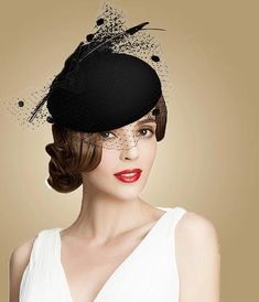 Fascinator For Royal Women Color: Black, Leopard, Wine