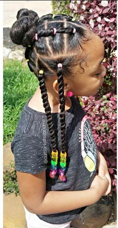 Simple Hairstyles For Black Girls Kids, Kylie Hairstyles, Lala Hair, Kid Braids, Girls Hairdos, Autumn School, Black Kids Braids Hairstyles