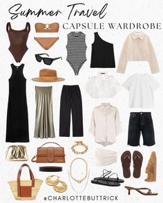 the capsule wardrobe for summer travel