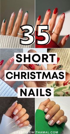 Simple Christmas Nails, Winter Manicure, Easter Nail Art, Square Nail Designs, Christmas Nails Easy, Nail Colors Winter