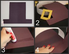 step by step instructions on how to make a diy paper heart with cardboard and glue