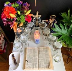 Hoodoo Altar Setup, Ancestor Altar Hoodoo, Ifa Altar, Ancestor Altar Ideas, Hoodoo Aesthetic, Santeria Altar, Spiritual Altar Ideas