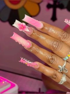 Xxl Nail Designs, Nail Designs White, Acrylic Nails Yellow, Nails Design With Rhinestones