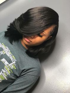 Side Part Straight, Brazilian Hair Bundles, Quick Weave Hairstyles, Black Weave, Frontal Hairstyles, Curly Hair Wig, Short Straight Hair