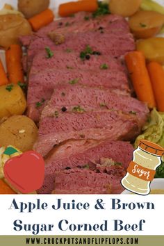 an apple juice and brown sugar corned beef recipe