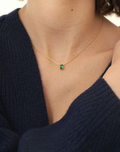 An enchanting oval-cut emerald set in a beautiful gold pendant necklace, adding sophistication and sparkle to your favorite looks. Shipping & Return Free US shipping on orders over $100.Free International shipping on orders over $300. For more details click HERE. Yellow Gold Emerald Necklace With Oval Pendant, Gold Emerald Oval Pendant Jewelry, Emerald Round Pendant Necklace, Gold Emerald Necklace For Everyday Wear, May Birthstone Yellow Gold Emerald Necklace With Oval Pendant, May Birthstone Emerald Necklace With Oval Pendant, Everyday Oval Emerald Jewelry, Emerald Oval Pendant Necklace, Yellow Gold Oval Pendant Emerald Necklace Gift