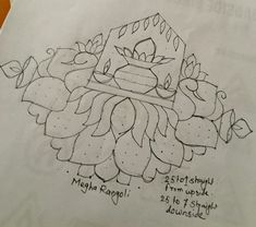 this is a drawing of a flower arrangement