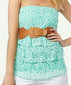 Loving this color Ruffle Tube Top, Clothes Shopping, Lace Ruffle, Rue21