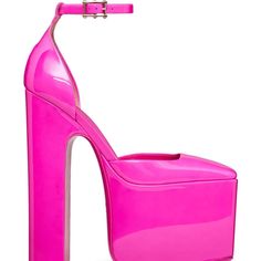 Valentino Garavani Discobox 180mm Platform Pumps Pink Women’s Eu 38.5/Us 8.5 $1,400. New In Box. Get Your Barbie On! Valentino Garavani Discobox 180mm Platform Pumps Introduced In The Ss22 Collection, The Discobox Platform Pumps From Valentino Garavani Stand Out Thanks To Their High-Shine Patent-Leather Construction And 180mm Platform Heel. This Pair Is Realised In The Signature Pink Pp Hue For Aw22, Adding To Their Eye-Catching Appeal. Composition Outer: Calf Leather 100% Sole: Calf Leather 100 Valentino Platform Heels, Valentino Platform, Tour Visuals, Pink Valentino, Valentino Pink, Beef Empanadas, Pretty Aesthetic, Valentino Garavani Shoes, Tattoos Women