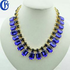 Size: About 43 Cm + 8 Cm Tail Chain Material: Acrylic Diamond, Claw Chain Weight: About 60 Grams. Trendy Blue Necklace For Party, Blue Clavicle Chain Jewelry For Parties, Elegant Blue Chain Necklace For Party, Elegant Blue Clavicle Chain Necklace, Trendy Blue Chain Necklace For Gift, Trendy Blue Chain Necklace Gift, Trendy Blue Clavicle Chain Necklace, Blue Alloy Clavicle Chain Jewelry, Elegant Long Blue Chain Necklace