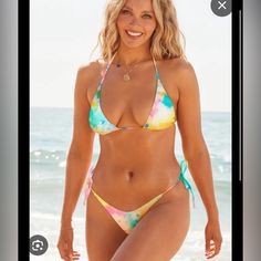 Swimsuits For All Camille Kostek Collection Bikini Bottom-Nwt. Size Small. Comment With Questions Or To Bundle Camille Kostek, High Leg Swimsuit, Bathing Suits One Piece, Black Hot Pink, Bathing Suit Top, All Pink, Swimsuits For All, Printed Swim, Swimsuit Set