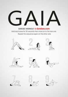 the poster shows how to do yoga for beginners