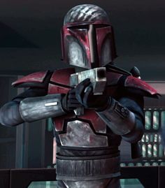 star wars the old republic character pointing at something in front of him with his hand on his hip