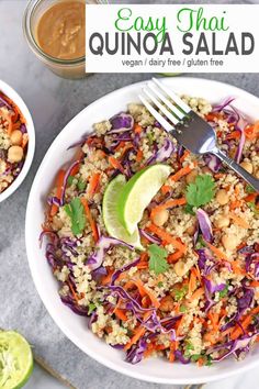 a salad with meat patties, carrots, lettuce and sour cream