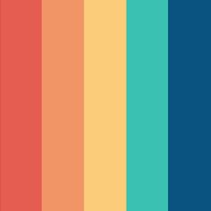 an orange, blue and yellow striped background