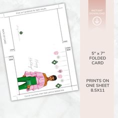 Add a touch of holiday magic to your sorority with these festive printable cards. Easy to customize and print at home. Card Tutorial, Dotted Line, Holiday Magic