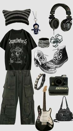 Grunge Style Outfits, Alt Outfits, Kraf Diy, Tomboy Style Outfits