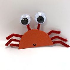 Explore super simple painting techniques and sensory play while crafting these adorable foam and fuzzy stick crabs! Craft Project Ideas, Foam Letters, Craft Craft, Simple Painting, Beads Pictures, Brown Paint, Foam Sheets, Finger Painting