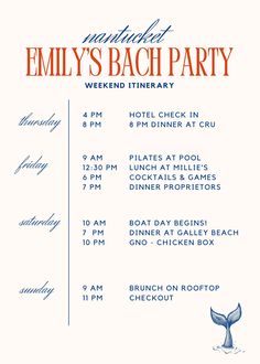 an image of a flyer for a party with the words, family's beach party