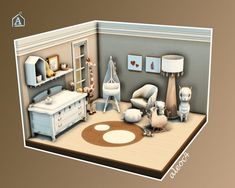 Nursery Idea, Sims Baby, Sims Free Play, Sims 4 Bedroom, Sims 4 House Building, Sims 4 Children, Sims 4 Expansions, Sims 4 House Design