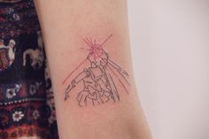 Tatuaje Studio Ghibli, Blue Ink Tattoos, Venus Tattoo, Minimal Tattoo Designs, Minimal Tattoo Ideas, Taboo Tattoo, Sailor Moon Tattoo, Small Tattoos With Meaning, Magic Tattoo