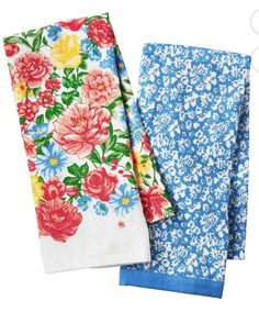 Pioneer Woman Brilliant Blooms Kitchen Towels 2pc Set Floral 16"W x 28"L Cotton Pioneer Woman Kitchen, The Pioneer Woman, Rustic Farmhouse Style, Kitchen Towel Set, Valentines Day Weddings, Linen Textile, Women Lifestyle, Pioneer Woman, Country Chic