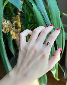 14k Solid Gold Marquise Carnelian Ring, Red Carnelian Ring, 14K Gold Ring for Girlfriend , 14K Solid Gold Dainty Ring ,Vintage Style Ring * Handmade item * Materials: 14K Solid Gold  * Gemstone: Red Carnelian * Gem Color:Red  * Gem Cut: Marquise * Gemstone Size: 5mmx10mm * Around Cubic Zirconias Diameters: 1 mm * Made to Order This elegant item serves as a perfect gift for those special individuals in your life, from your mother to your spouse, girlfriend to your closest friend. It's an ideal ch Oval Red Enamel Ring For Gift, Red Oval Enamel Ring For Gift, Red Moonstone Gemstone Ring For A Gift, Red Moonstone Gemstone Ring As Gift, Red Carnelian Wedding Rings, Oval Red Moonstone Ring Gift, Red Oval Moonstone Ring For Gift, Red Enamel Ring With Gemstone Gift, Red Gemstone Enamel Ring Gift