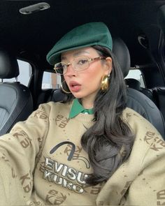 Abg Style Makeup, Deep Winter Makeup, Goth Asian, Makeup Aesthetic Looks, Best Lip Color, Tips For Makeup, Makeup For Glasses, Makeup With Glasses, Bangs Makeup